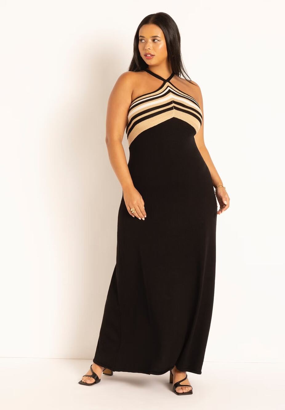 Eloquii Crochet Maxi Dress 14/16 NWOT Boho Resort